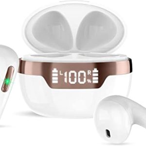 Wireless Earbuds, Bluetooth 5.3 Headphones 40Hrs Playback Clear Call