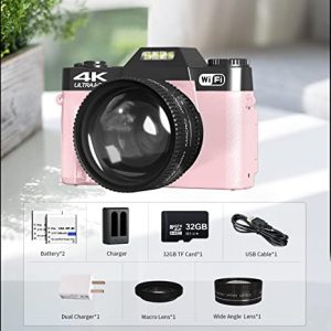 4K Digital Camera for Photography VJIANGER